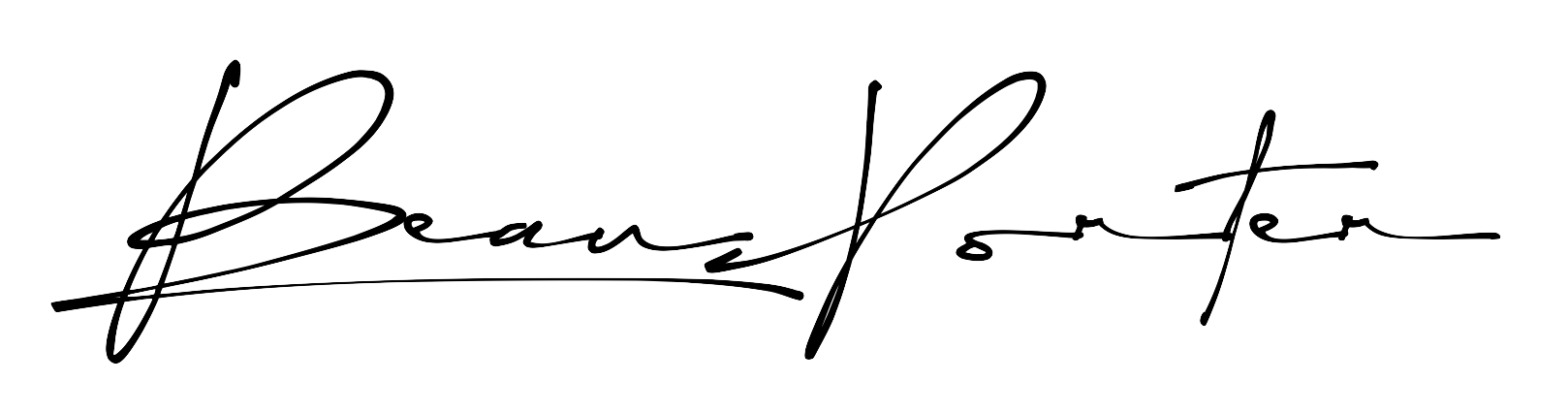 Beau Porter's signature